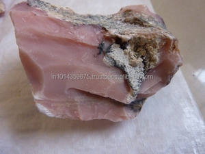 Pierre naturelle brute opale rose non coupée sans brut pour la fabrication de bijoux en pierre précieuse de couleur rose - Product Image 4