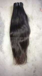 Unprocessed Raw Indian Human Hair.12A Grade High Quality Remy Hair Waft.Temple Human Hairs - Product Image 6