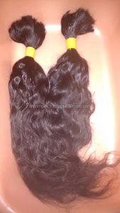 Bulk High Quality Cheap 100% Factory Indian <b>Human</b> <b>Hair</b> Supplier,natural Wave <b>Hair</b>.Unprocessed bulk <b>hairs</b> - Product Image 6
