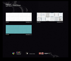 Azulejos esmaltados digitales exclusivos en colores rústicos para hoteles Aislamiento térmico antibacteriano y características de ladrillos refractarios - Product Image 3