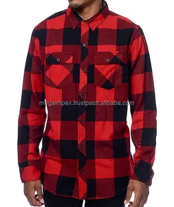 Flannel Shirt New Model 2022 Best Quality Flannel Shirt With Chest Pockets Long Sleeve Breathable For Mens