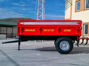 Phanh Thủy Lực Tiện Ích Trang Trại <span class=keywords><strong>Trailers</strong></span> Trục Đơn Phía Sau Tipping Trailer 3.5 Tấn Trailer - Product Image 6