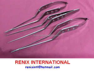 Tijeras Quirúrgicas Micro Bayonet Renix International de Acero Inoxidable, Juego de Instrumentos de Accionamiento Manual para Neurocirugía - Product Image 4