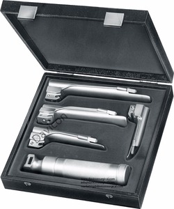 ใบมีดส่องกล่องเสียงเนกัส ขนาด 1, 2, 3, 4 ไฟ LED ใยแก้วนำแสง - Product Image 2