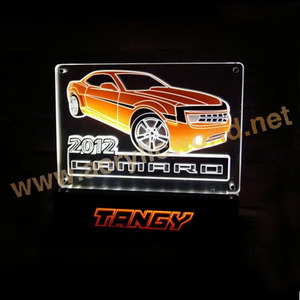 Letras de grabado láser, señal LED acrílica con base de fabricación, señal led - Product Image 4