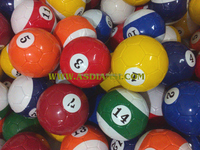 Logo imprimé personnalisable Snooker Pool Soccer Ball Hybrid Concept de football et de billard pour les amateurs de sport