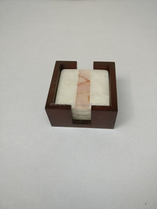 Ensemble de sous-verres en pierre naturelle faits à la main avec incrustation d'améthyste, sous-verres décoratifs ronds pour la décoration de table et de la maison - Product Image 2