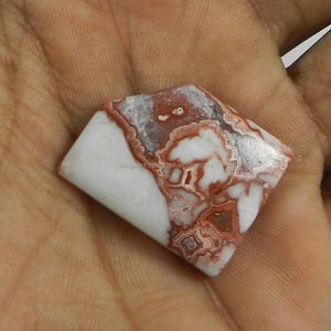Gema Natural Crazy lace Agate 6,20 gms, Gema Natural de lujo, 23x29mm, para joyería - Product Image 3