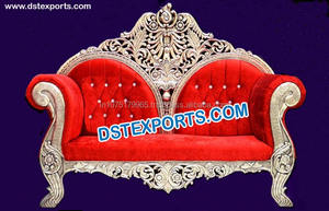 Wedding Stage Sofa <b>Set</b> Gold Plated Weddings Two Seater Sofa Indian Wedding Furniture Manufacturer UK DST Exports Factory Sale - Product Image 4