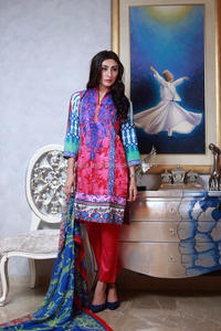 Traje de césped cosido paquistaní, vestido de césped paquistaní - Product Image 2