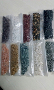 Comptoir en marbre indien multicolore naturel copeaux de gravier lavés à l'eau et agrégat de pierre concassée pour sol en terrazzo - Product Image 4