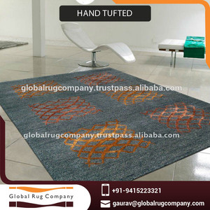 Alfombra de área floral antideslizante hecha a mano moderna muy admirada de pared a pared de pila alta para el hogar y la Oficina elegante - Product Image 2