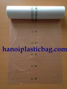 HDPE/LDPE transparent bags on roll with papercore - Product Image 2