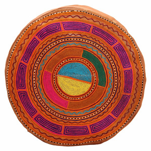 Puf marroquí hecho a mano 100% cuero genuino personalizable otomano tradicional para muebles de sala de estar función de almacenamiento plegable - Product Image 3