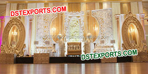 Beautiful <b>Wedding</b> Stage Backdrop Panels Traditional <b>Wedding</b> Back <b>Frame</b> Indian <b>Wedding</b> Backframe Panel california - Product Image 3