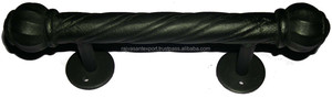 12&quot; <strong>RUSTIC</strong> ANTIQUE CAST IRON <strong>PIPE</strong> <strong>HANDLE</strong> - Product Image 4