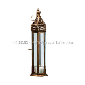 Lanterne à bougie marocaine suspendue Lanterne à bougie suspendue décorative Lanterne en métal de haute qualité faite à la main - Product Image 1