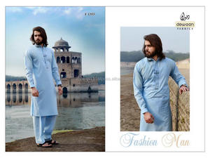 เสื้อผ้าปักลายสำหรับผู้ชาย salwar kameez แบบดั้งเดิมของอินเดียและปากีสถาน - Product Image 5