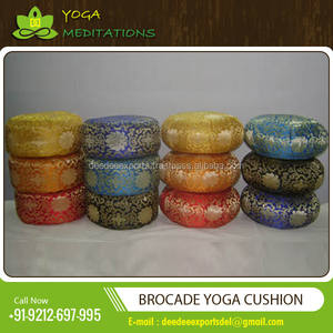 Coussin Zafu gonflable de Yoga, pour méditation, décoratif, pour utilisation à domicile, OEM, haute qualité, étiquette privée, en inde - Product Image 4