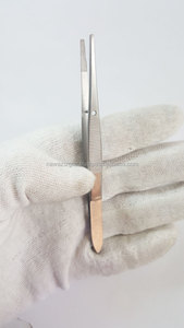 Pinces à iris jetables 10.5cm non dentées de meilleure qualité en acier inoxydable à usage unique Instruments chirurgicaux - Product Image 3