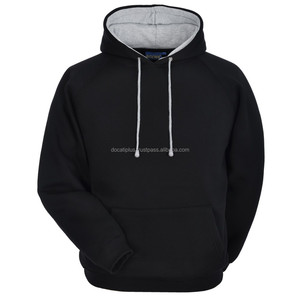 Sweats à capuche imperméables pour hommes lourds Anti-rétrécissement et anti-rides Polyester uni imprimé motifs solides OEM tricoté Design doublé - Product Image 4