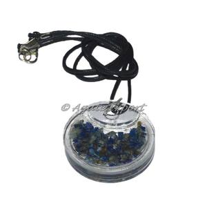 Pendentif en pierre d'orgone acrylique Lapis Lazuli naturel pour femme Pendentif en pierre d'agate naturelle - Product Image 1