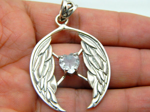 925 argent Sterling femmes fête religieuse bijoux accessoire mignon Quartz pierres précieuses pendentif attrayant mode pendentifs breloques - Product Image 3