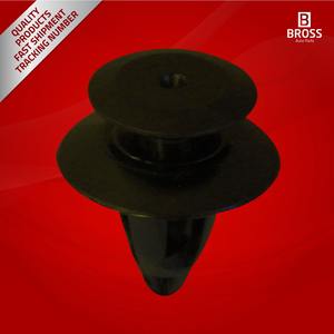 BROSS AUTO PARTS BCF686 Lot de 10 clips de fixation noirs pour garnitures, certifiés ISO 9001 pour OE 703-867-299 avec garantie de 3 mois - Product Image 2