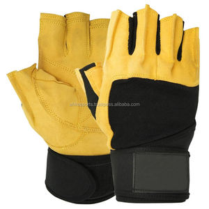 Unisex Half Finger Fitness <b>Gloves</b> for Gym Training Weightlifting Cycling Outdoor Sports <b>Fishing</b> Breathable Leather Material - Product Image 1