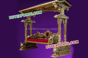 Wedding Metal Shahi Jhula Indian Wedding <b>Swings</b> Wedding Metal Jhula Customizable Gold <b>Swing</b> Best Price Jhoola <b>Set</b> Australia - Product Image 6
