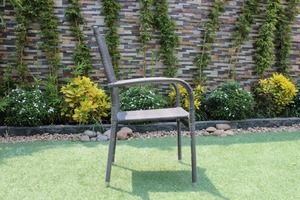 Meilleure vente chaise design traditionnel avec cadre en aluminium fibre plate pour salle à manger mobilier d'extérieur - Product Image 3