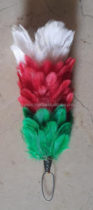 ขนนกไก่ฟอกสีขาว2020สำหรับหมวกเบเร่ต์มีขนเป็ดสีขาว - Product Image 4