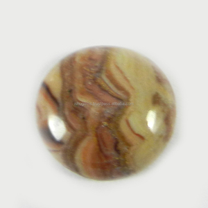 หินขัด Cabochon 1.80 Gms สำหรับทำเครื่องประดับ11มม. ธรรมชาติ Wagul Jasper - Product Image 1