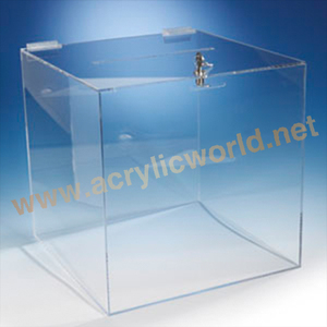 กล่องทิชชู่กล่องอะคริลิคใส่บัตรลงคะแนนกล่องบริจาค - Product Image 4