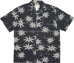 Fournisseur d'usine d'art personnalisé Polyester mode impression hawaïenne chemise florale à manches courtes pour hommes chemises de haute qualité - Product Image 3