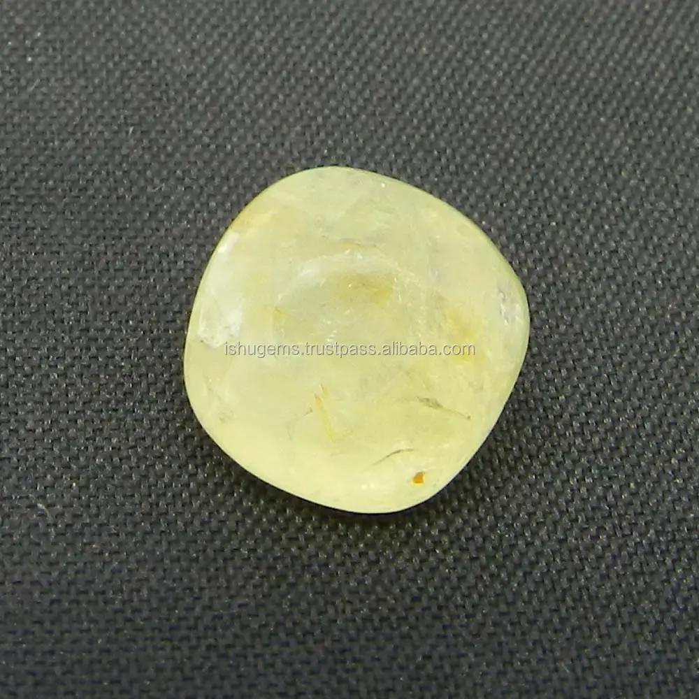 Perle de naissance en rotin naturel, coupe de coussin ample, 10x10mm, 6.7 cadrans, 7.25 rotin