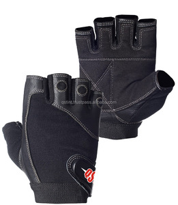 Personalizable medio dedo guantes de fitness de cuero Palma protección para gimnasio entrenamientos deportes al aire libre para culturismo características personalizadas - Product Image 4