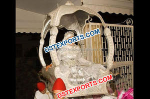 งานแต่งงาน,Palanquins งานแต่งงานทำจากไม้นกยูง - Product Image 5