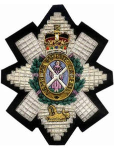 Japan Handmade Embroidered Blazer Badge High Quality Sew-On Hat Patch in Fabric Brass and Felt for <b>Shoes</b> <b>Decoration</b> - Product Image 4