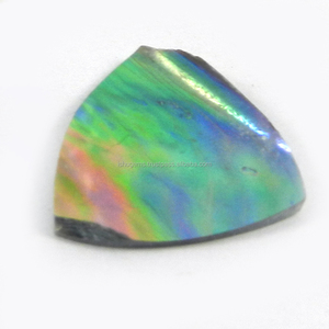 Wholesale Various High Quality <b>Abalone</b> <b>Shell</b> 0.75 gms 17mm Trillion Cabochon Gemstone For Jewelry IG0795 - Product Image 1