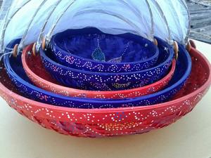 Cesta de pan de bambú barata hecha a mano - Product Image 2