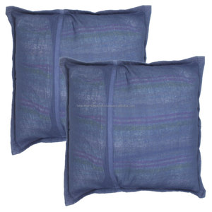 ปลอกหมอนอิงผ้าฝ้ายสองชิ้น114ลูกบาศ์กปักลายสี่เหลี่ยมสไตล์เรียบง่าย - Product Image 2