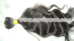 Pelo humano sin procesar, pelo humano suave y liso de templo - Product Image 3