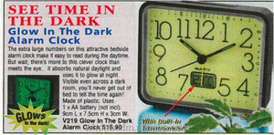 Reloj Despertador Cuadrado Luminoso con Temperatura, Reloj Despertador que Brilla en la Oscuridad - Product Image 2