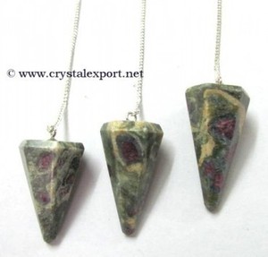 Ruby Zoisite Pendulums - Product Image 1