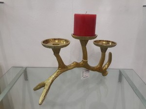 Soporte de pilar en relieve dorado - Product Image 2