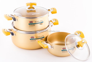 Vente en gros au meilleur prix d'ustensiles de cuisine anodisés ustensiles de cuisine de haute qualité ensemble de casseroles de cuisson - Product Image 2