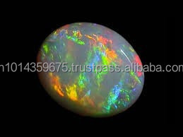 Cabochons ovales en pierre naturelle blanche, opale, vente en gros - Product Image 3