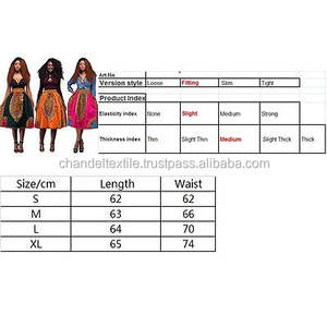 Robe courte plissée évasée à taille haute pour femmes, imprimé africain Dashiki, style hippie, en coton - Product Image 6