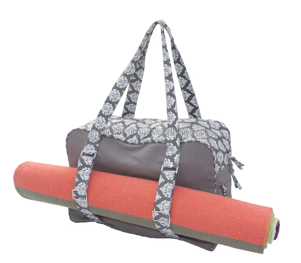 Сплошной цвет темно-серого цвета для девочек средней длины с принтом и вышивкой на молнии йога коврик сумка-тоут сумка оптовые поставки